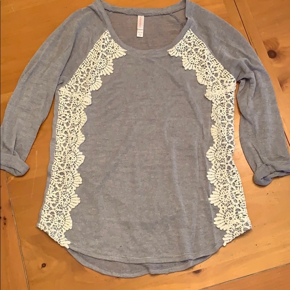 3/4 sleeve grey sweater - Picture 4 of 4